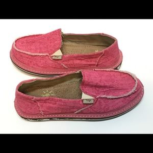 Dije slip on pink shoes. Size 6